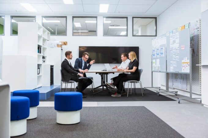Business people having a meeting in conference room