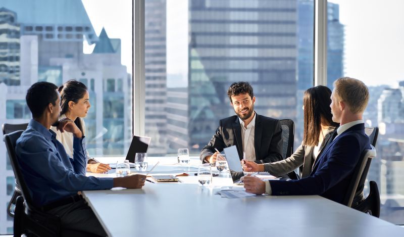 International professional business team people